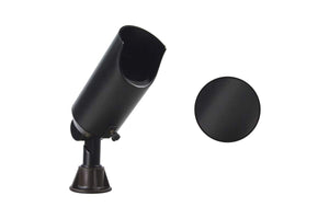 Projecteur DH lineMr16 aluminium noir piquet vers le haut