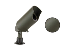 Projecteur DH line Mr16 aluminium bronze piquet vers le haut