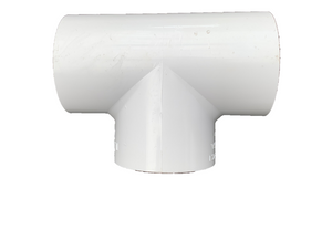 Té PVC colle cédule 40 disponible en 1/2", 3/4", 1", 1 1/4", 1 1/2" et 2"