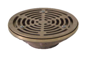 Drain de fond en bronze avec raccord de 3 ou 4'' F/NPT